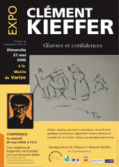 affiche de l'exposition Clément Kieffer à partir du 20 mai 2006