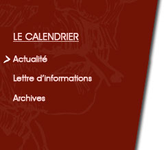 rubrique "le calendrier"